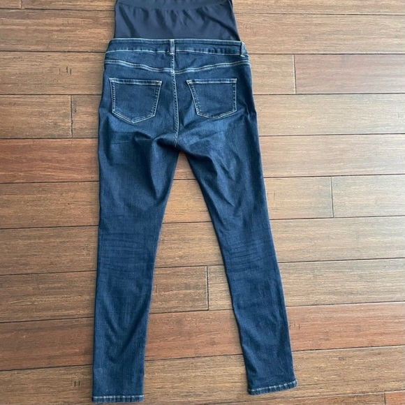 Seraphine Maternity Organic Cotton Indigo Maternity Jeans Size 8 - Picture 4 of 9